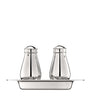 Christofle Silver-Plated Jardin d’Eden Salt and Pepper Shakers with Tray