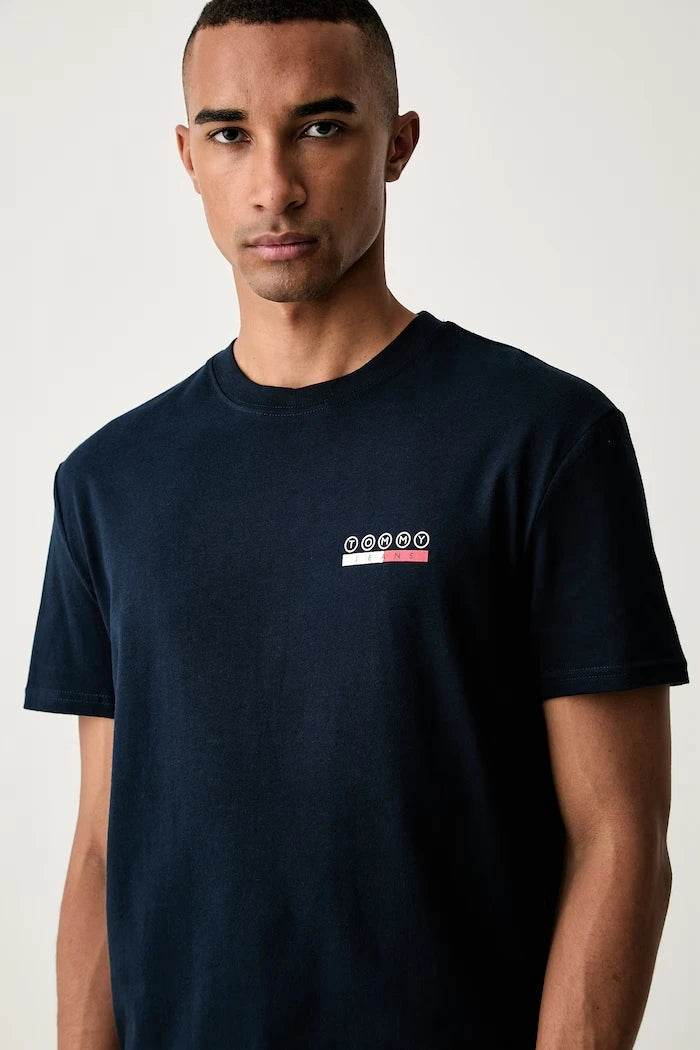 Tommy Jeans erkek pamuklu tişört