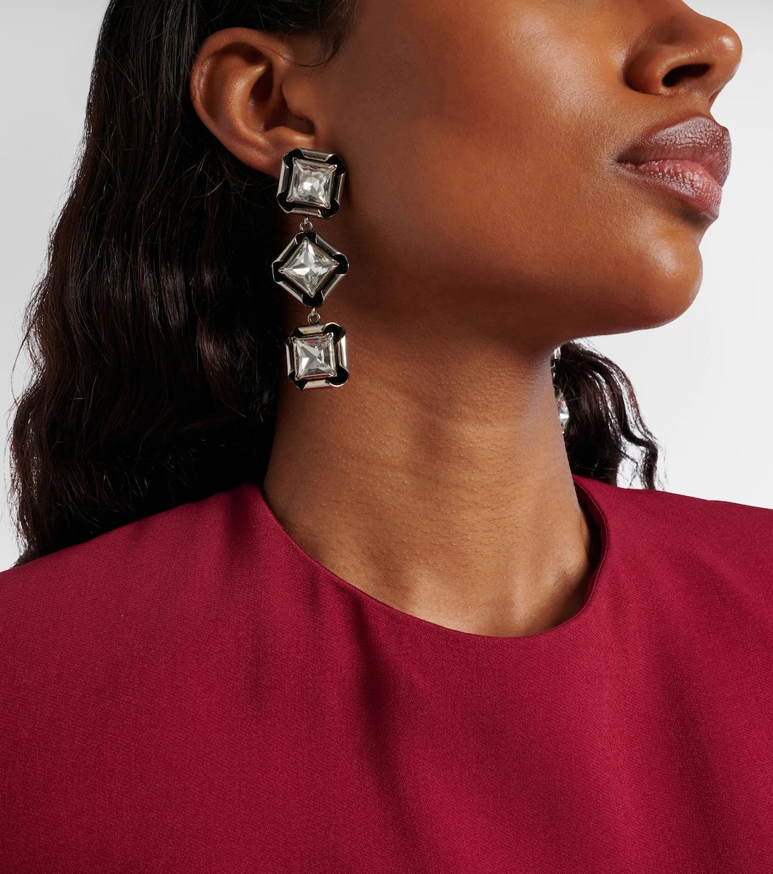 Givenchy - Crystal-embellished drop earrings