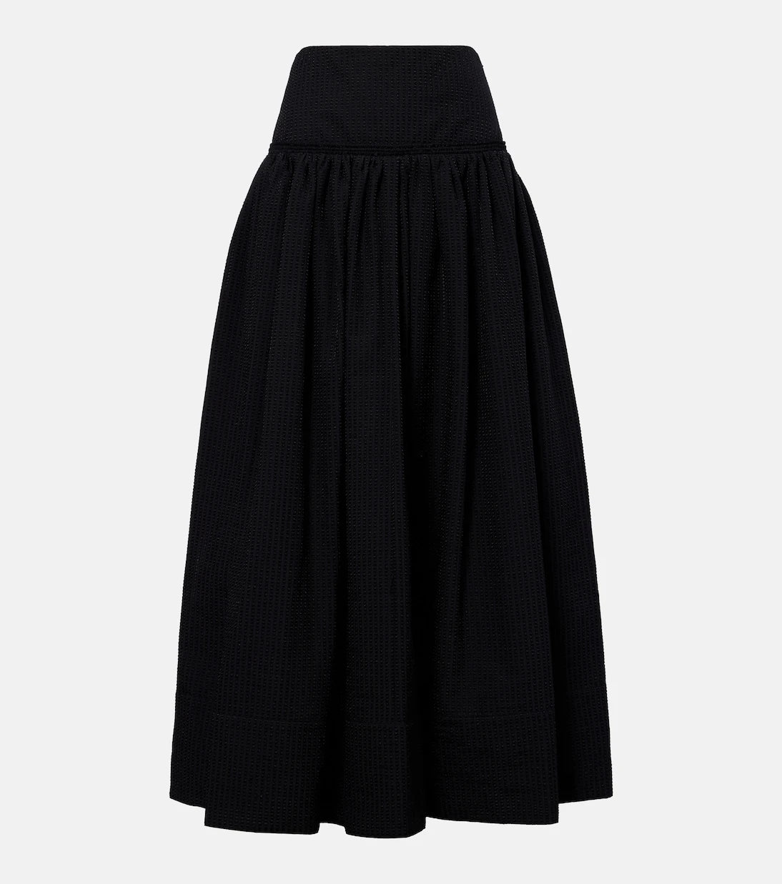 Alaïa - Cotton-blend maxi skirt