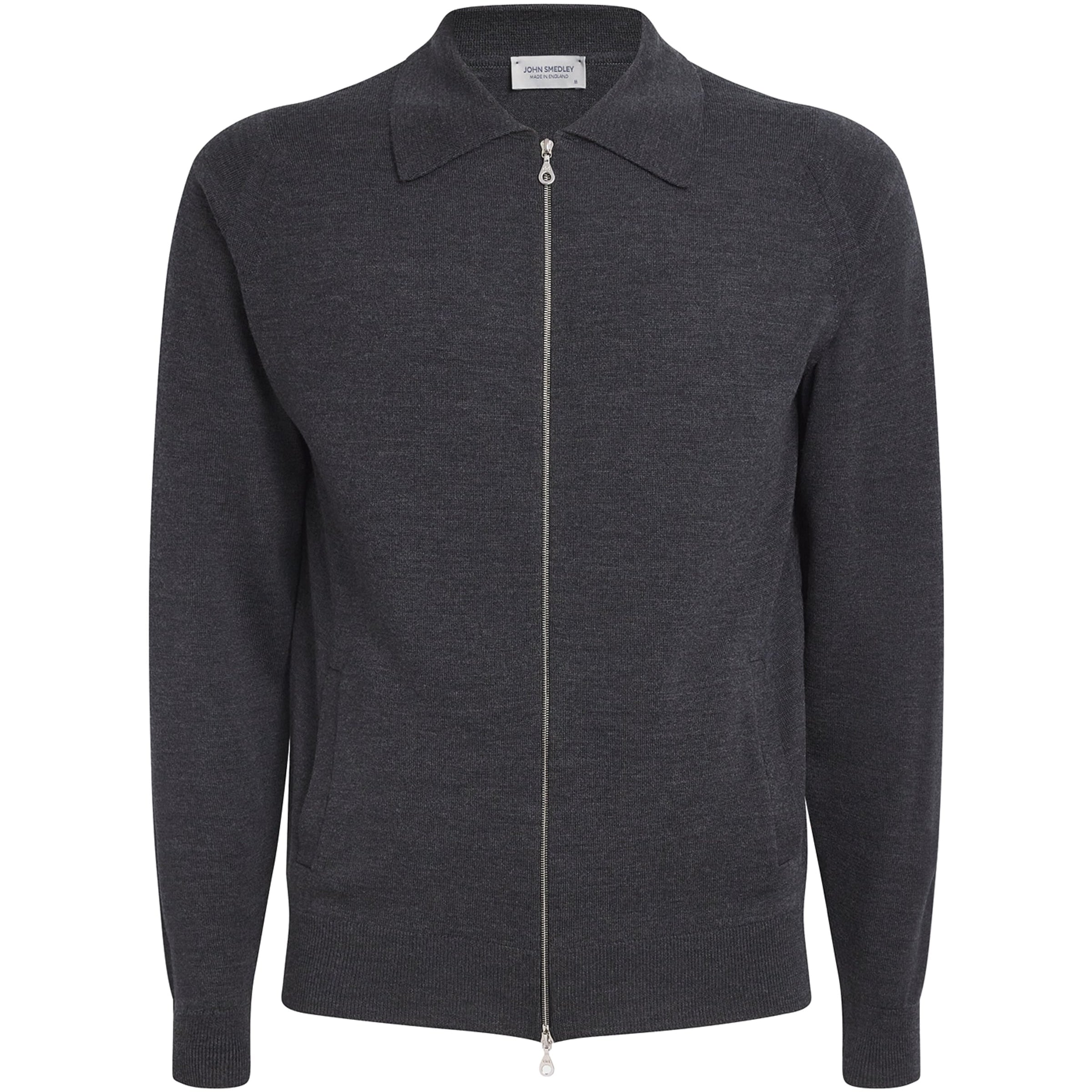 Grey Merino Wool Hybrid Overshirt