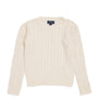 Ralph Lauren Kids Cotton Cable-Knit Polo Pony Sweater (4-6 Years)