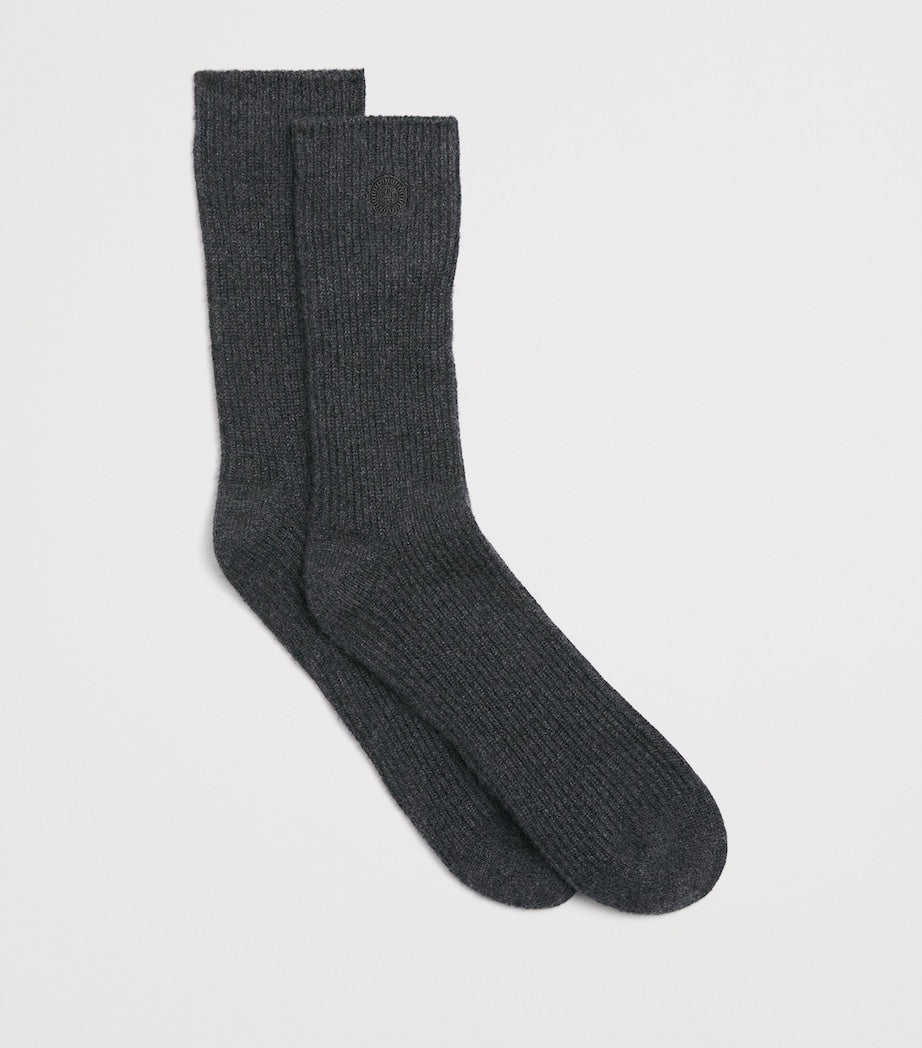 Black Cashmere Socks