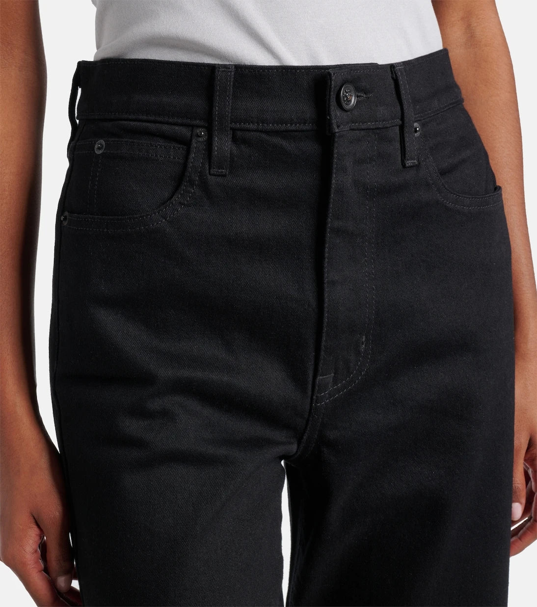 Slvrlake - London mid-rise cropped straight jeans