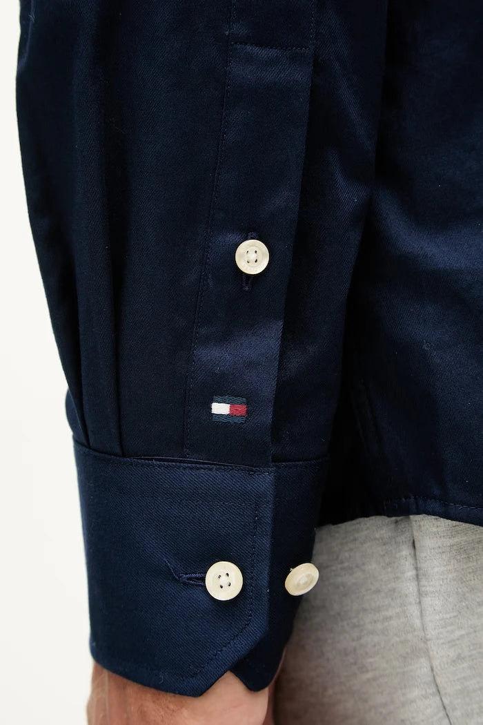 Tommy Hilfiger риза мъжка от памук с еластан