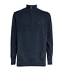 Cotton Half-Zip Sweater NAVY