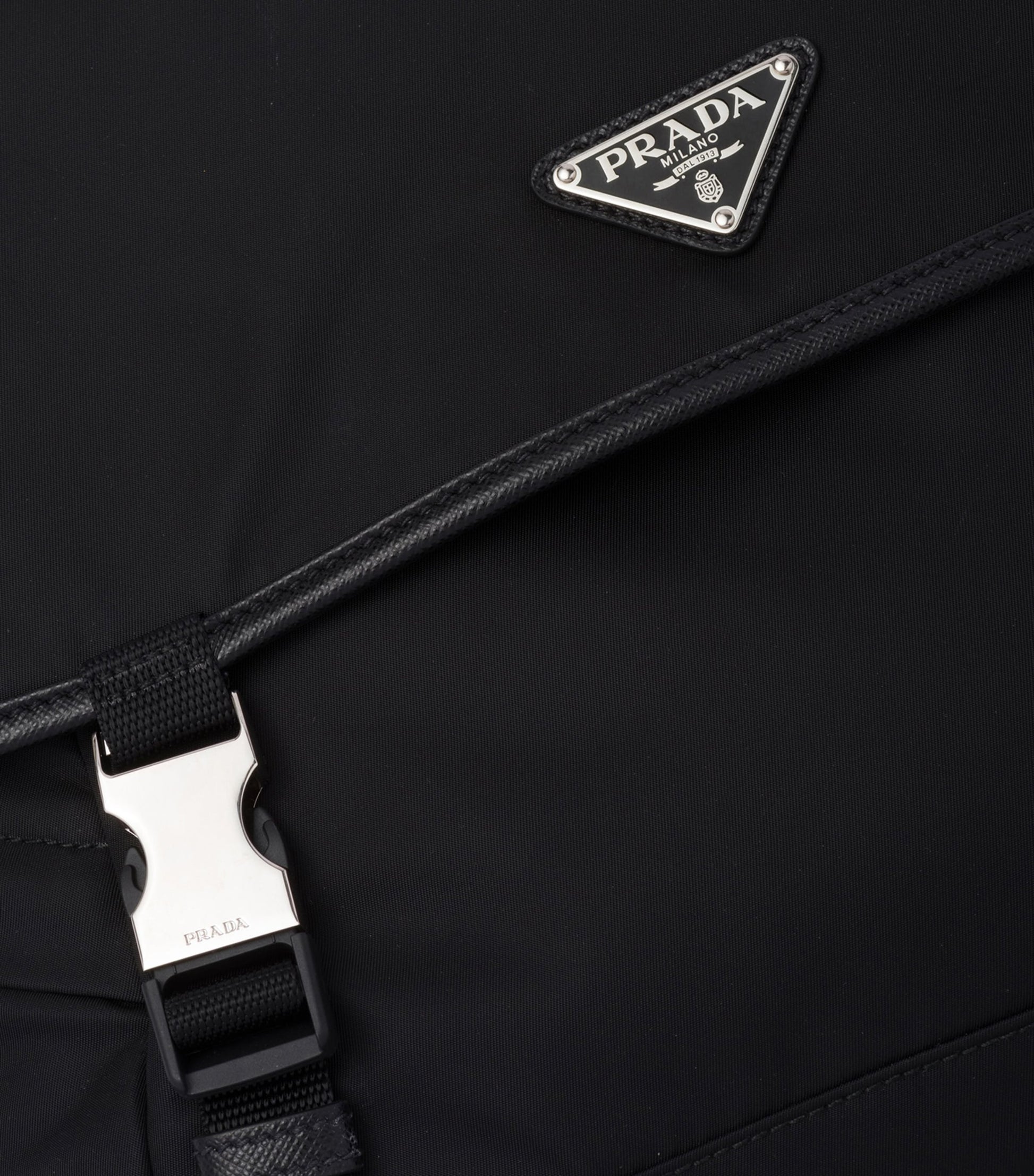 Prada Re-Nylon and Saffiano Leather Shoulder Bag