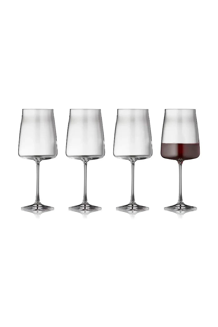 Lyngby Glas Zero 540 ml Şarap Kadehi Seti (4 Parça)