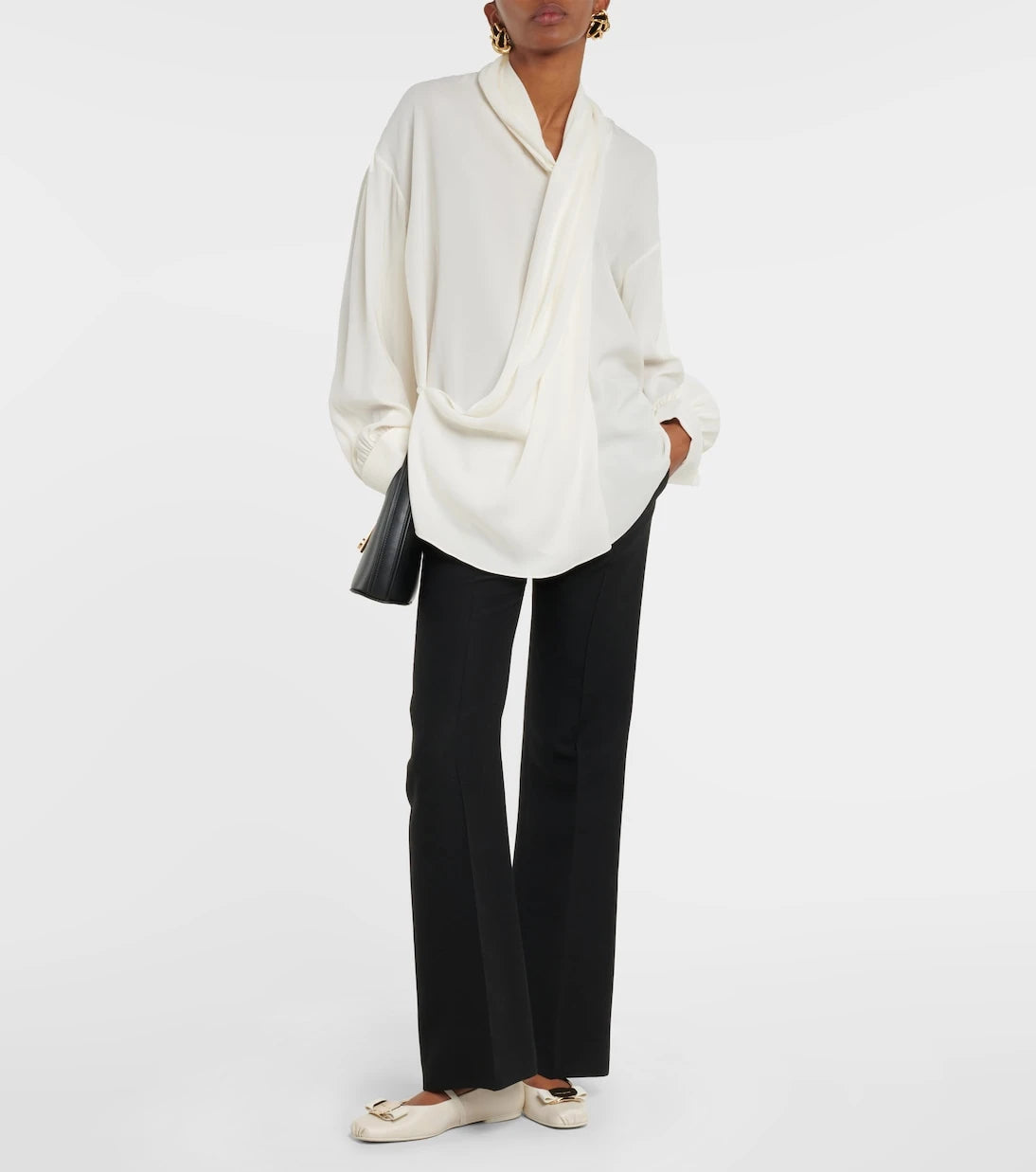 Ferragamo - Zina leather ballet flats