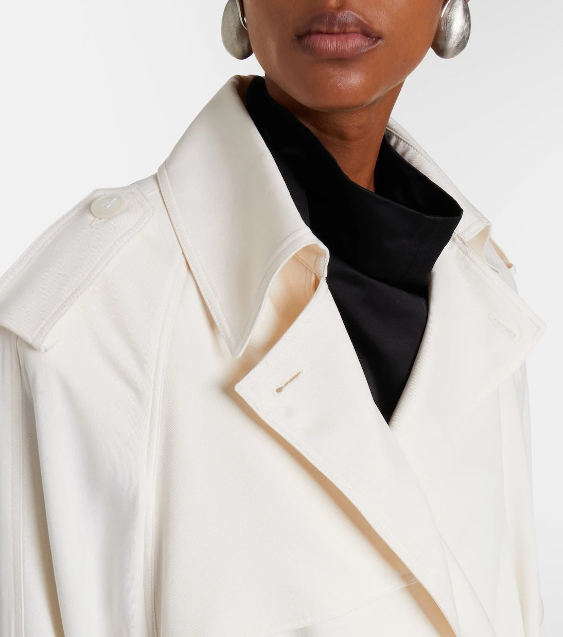 The Frankie Shop - Elva cropped trench coat