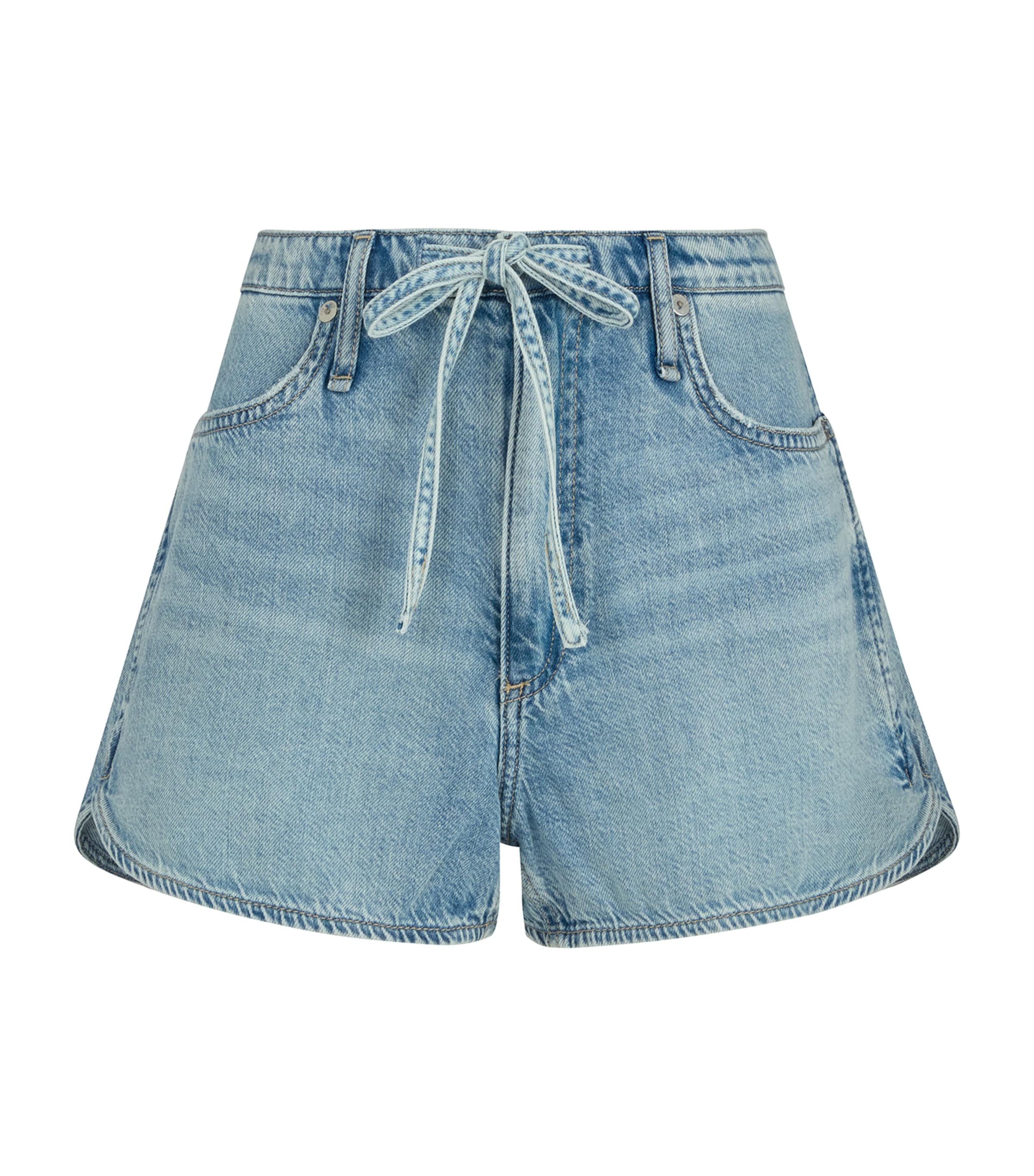 Rag & Bone Blue Ultra Featherweight Denim Nolan Shorts