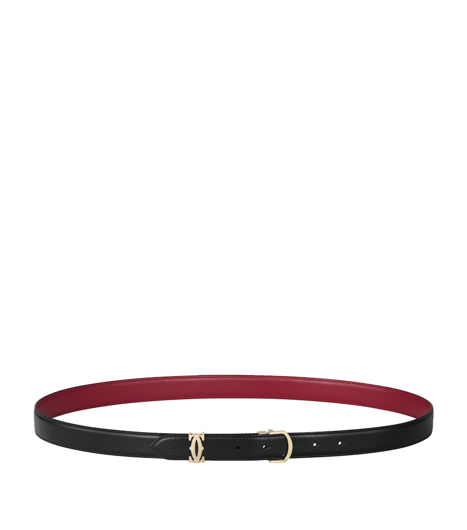Cartier Black Reversible C de Cartier Belt