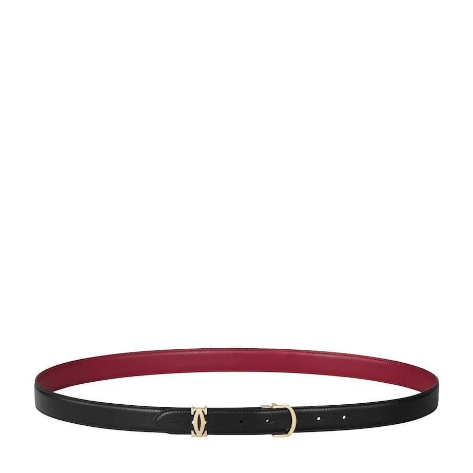 Cartier Black Reversible C de Cartier Belt