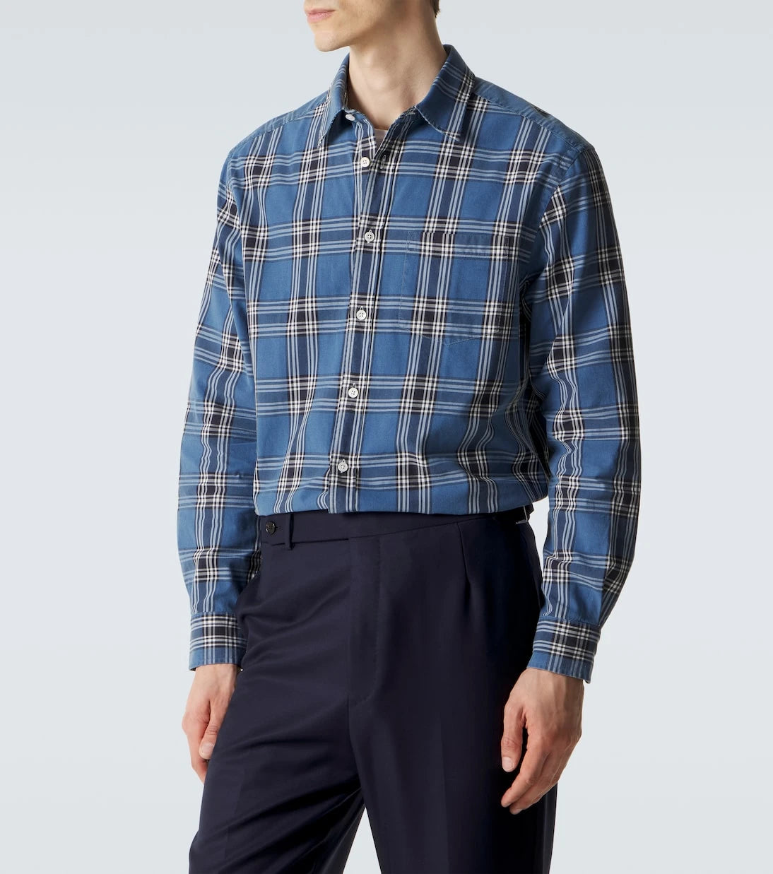 Dunhill - Plaid cotton shirt