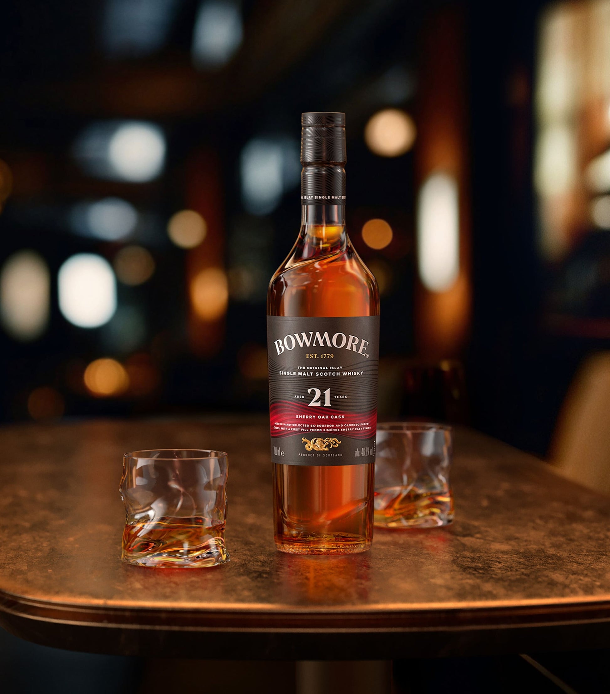 Bowmore 21-Year-Old Sherry Oak Cask Single-Malt Scotch Whisky (70cl)