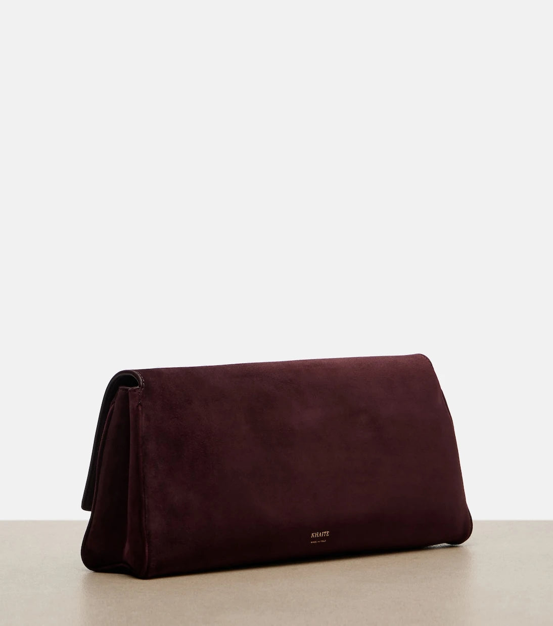 Khaite - Audrey suede clutch