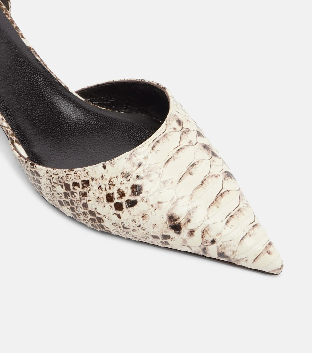 Le Monde Béryl - Dakota snake-effect leather pumps