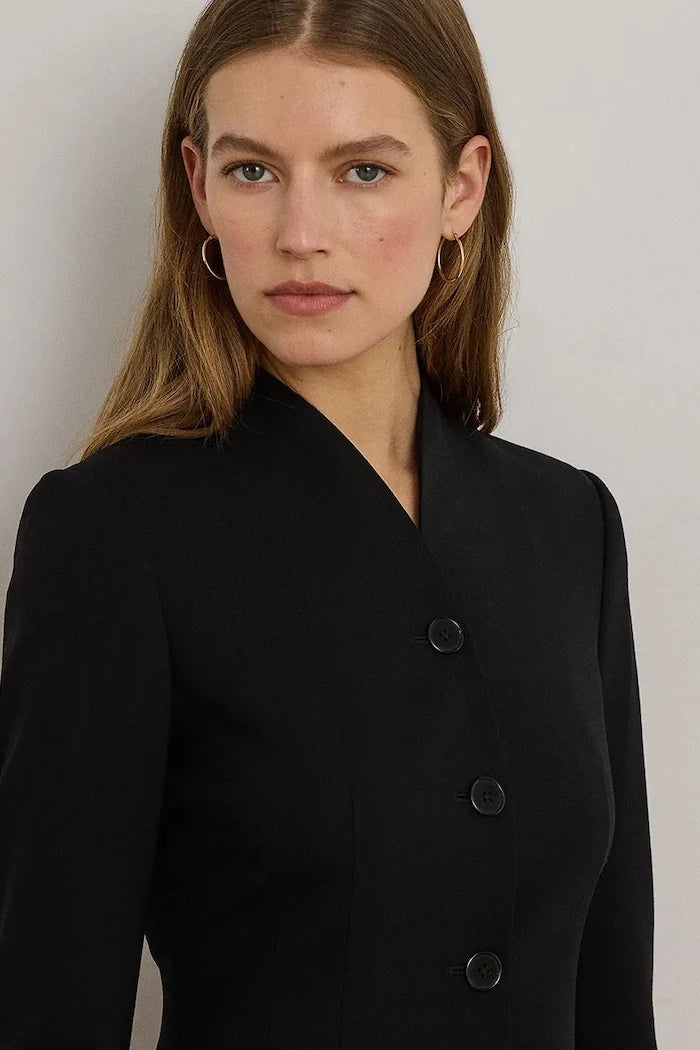 Lauren Ralph Lauren tek düğmeli kadın yünlü ceket