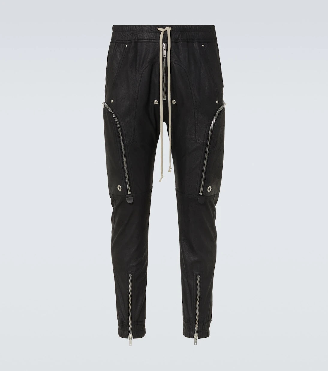 Rick Owens - Bauhaus leather cargo pants