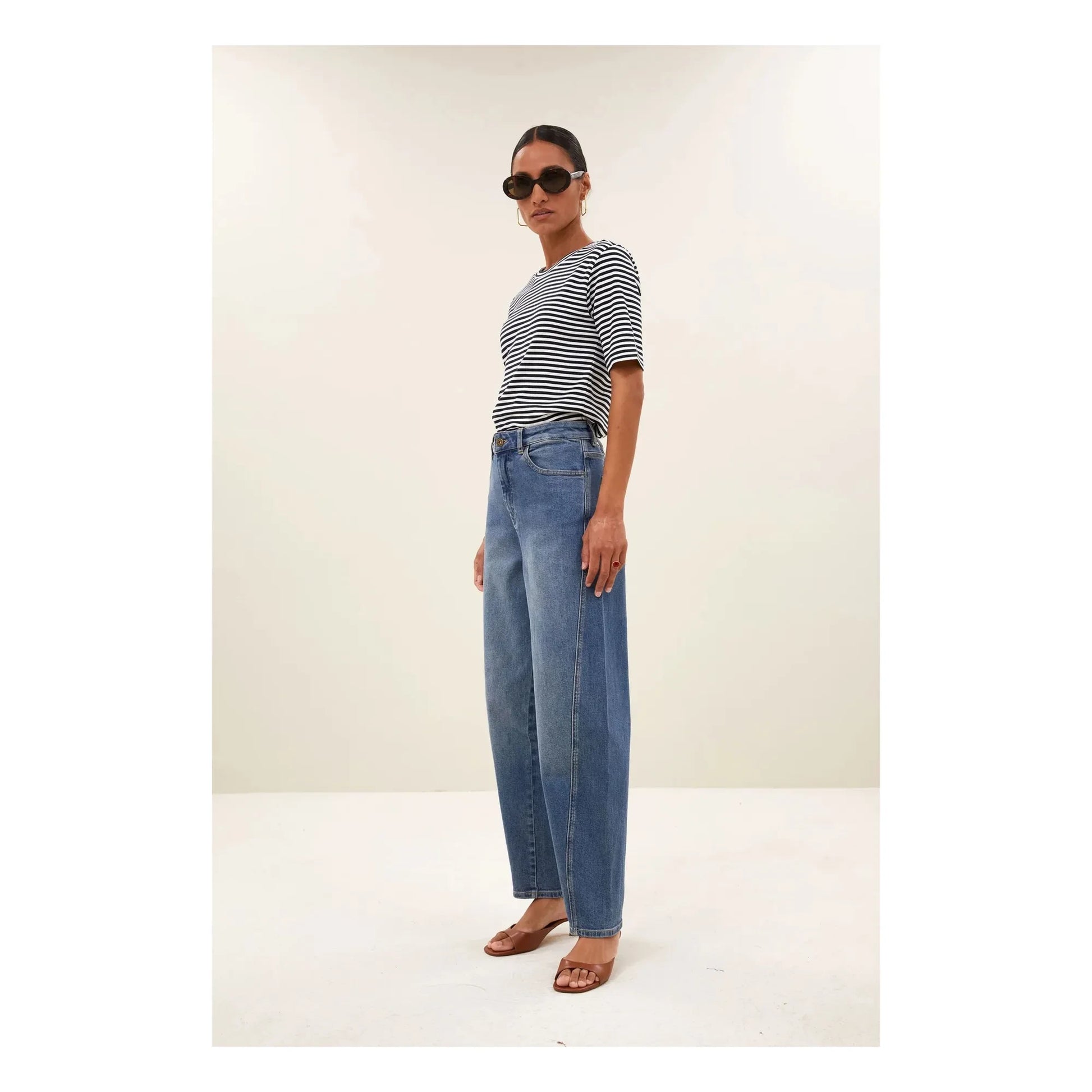 By Bar - Mid Begum Pants | Denim blue