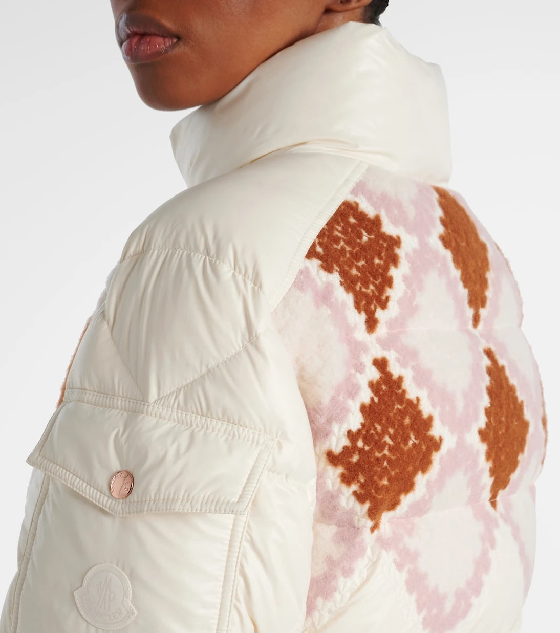Moncler - Megara embroidered down jacket