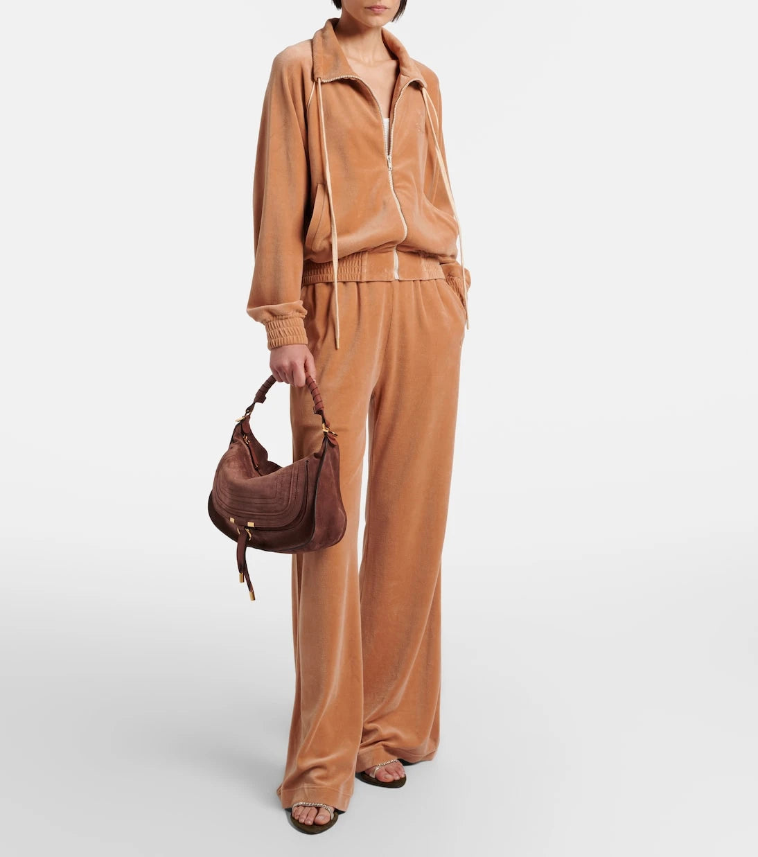 Chloé - Marcie Small suede shoulder bag