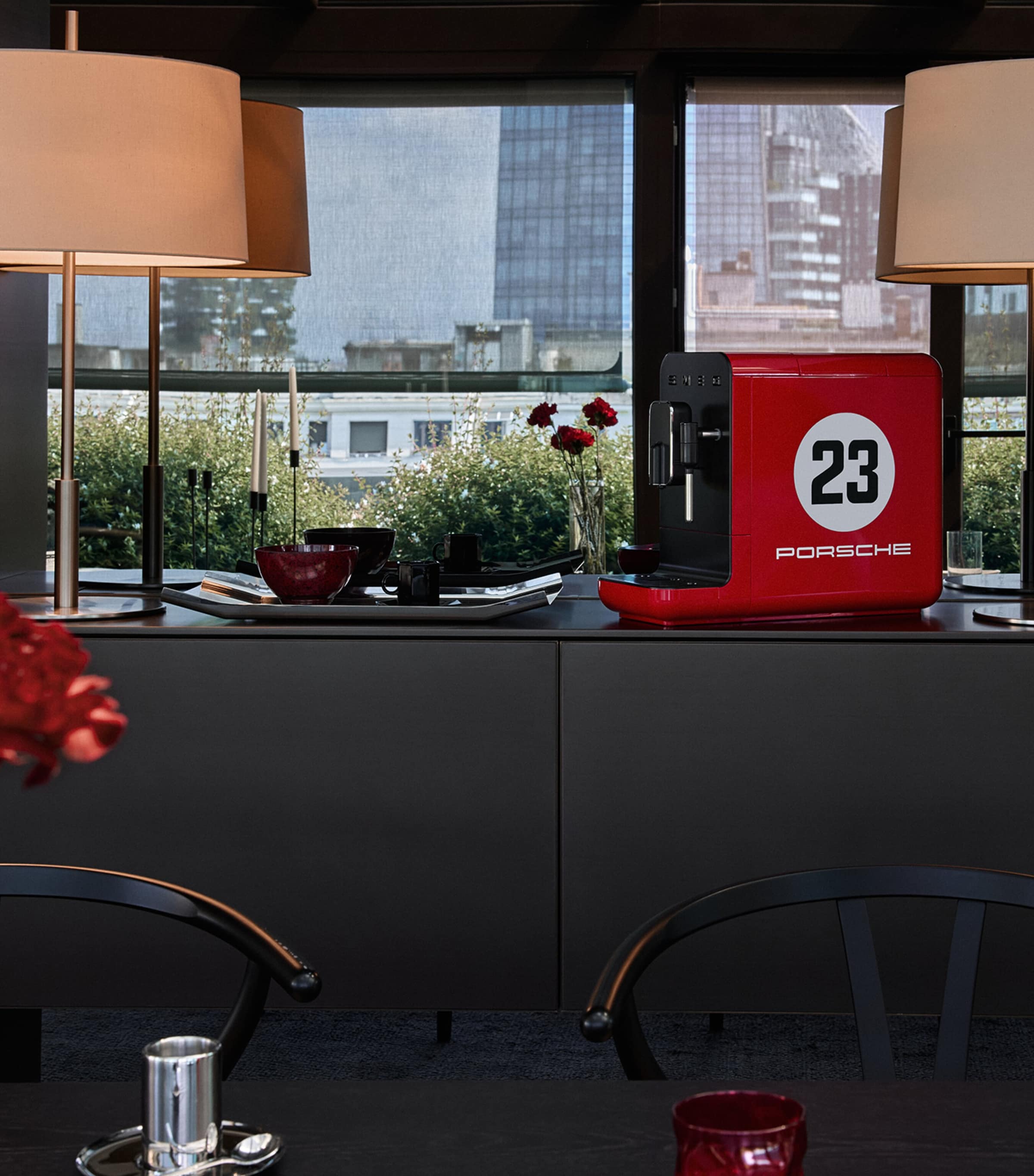 Smeg x Porsche Bean to Cup Automatic Coffee Machine