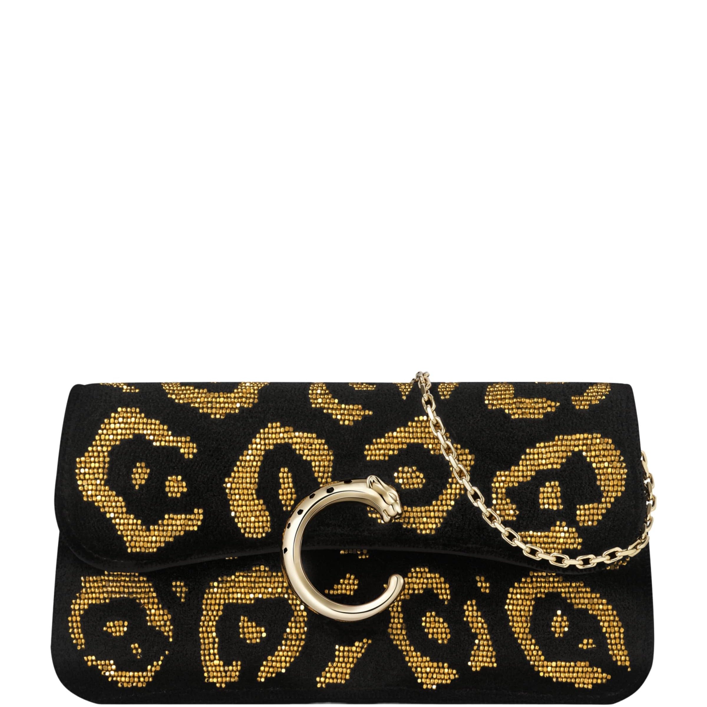 Mini Beaded Panthère de Cartier Shoulder Bag