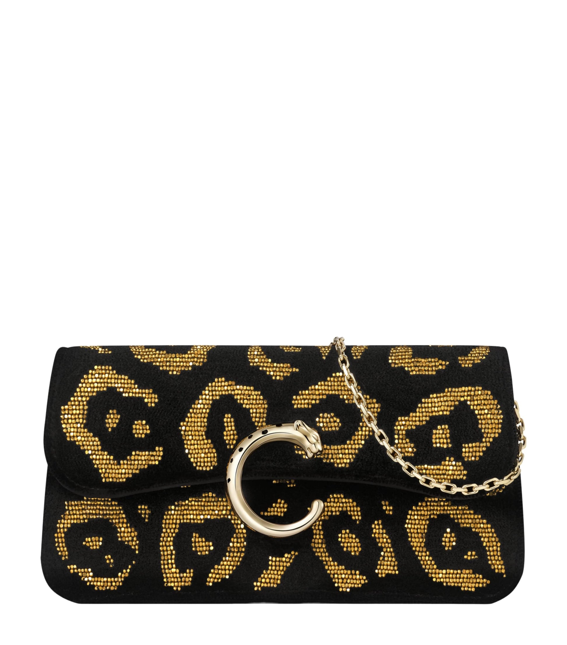 Mini Beaded Panthère de Cartier Shoulder Bag