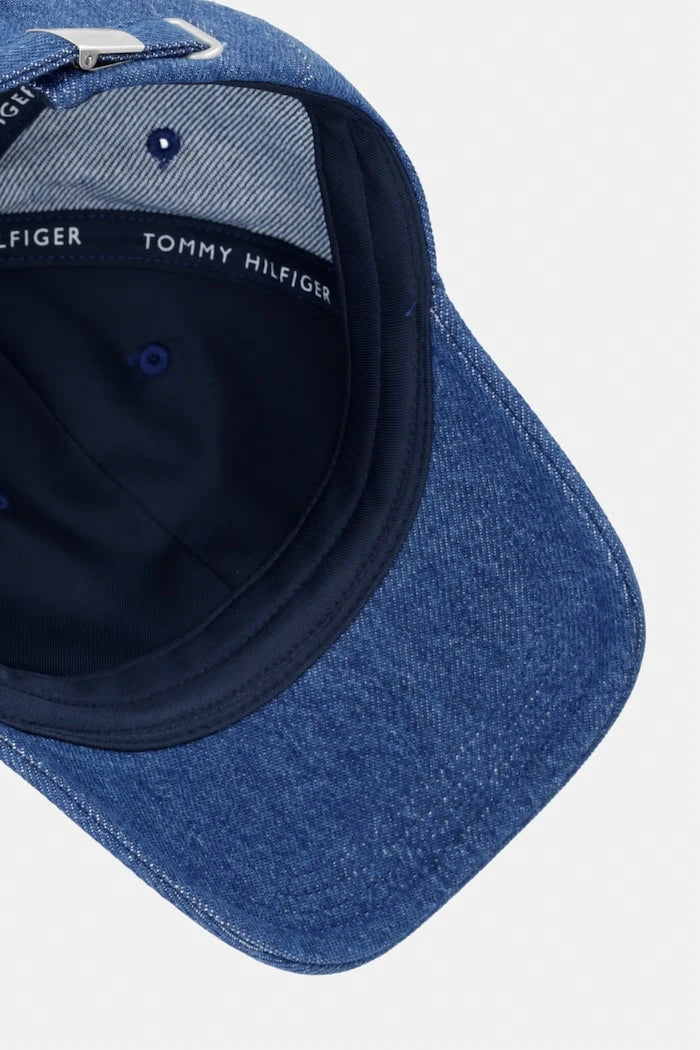 Tommy Hilfiger çocuklar için denim siperlikli şapka