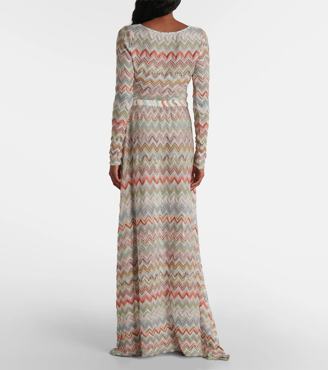 Missoni - Zigzag metallic maxi skirt