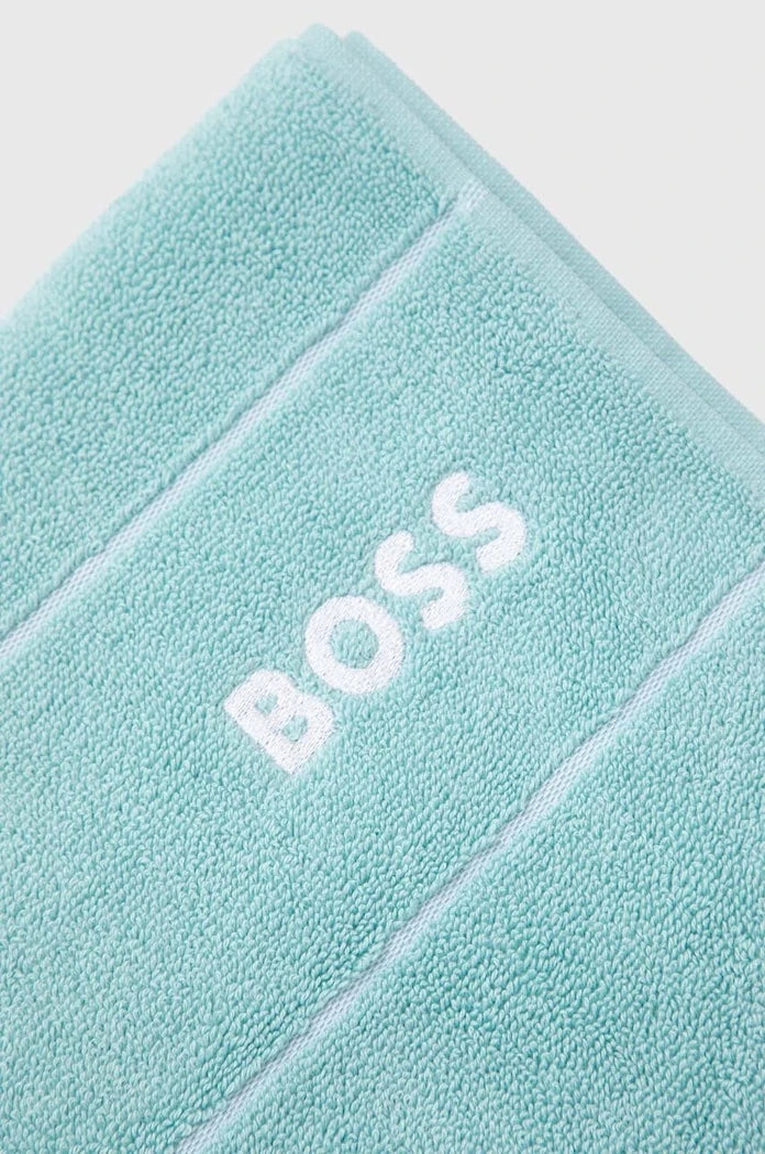 Малка памучна кърпа BOSS Plain Aruba Blue 50 x 100 cm