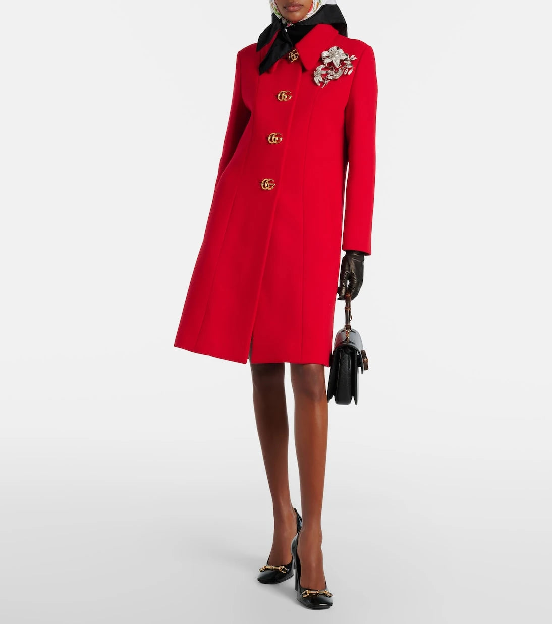 Gucci - Signora Horsebit 110 patent leather pumps