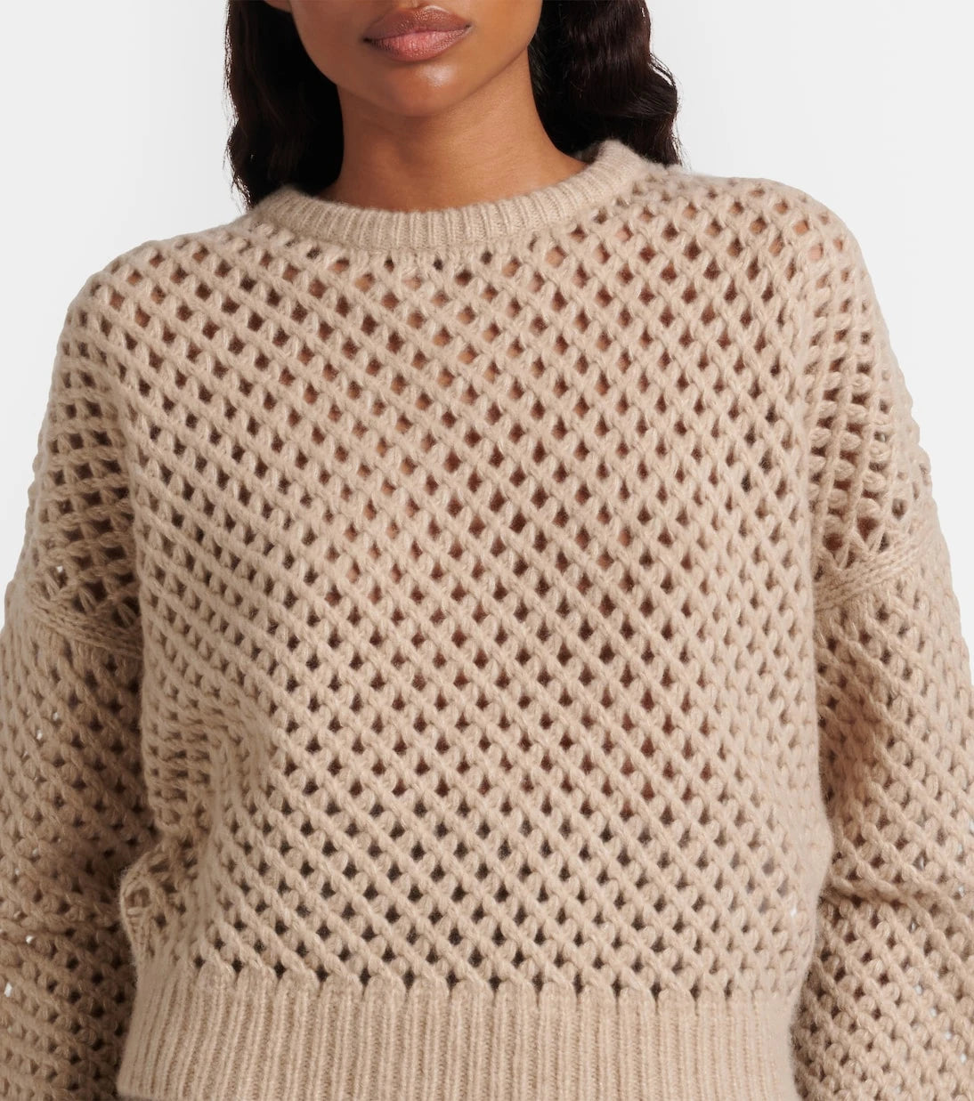 Max Mara - Essen open-knit cashmere and silk sweater