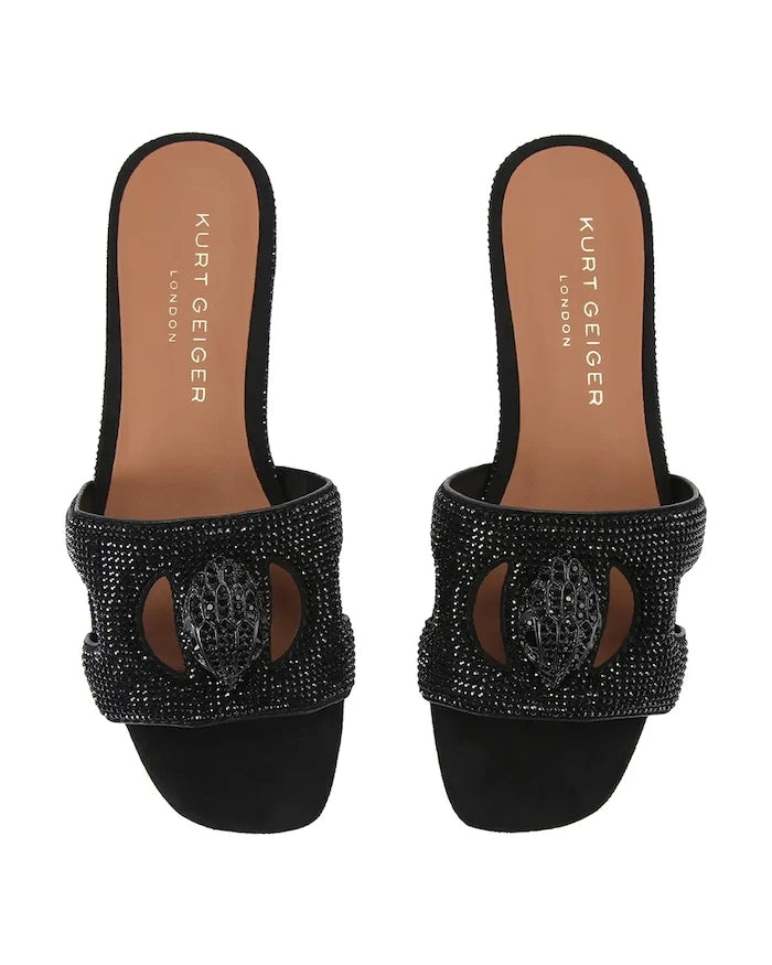 Kurt Geiger London Kadın Düz Taban Terlik Eagle Cut Out Flat Sdl