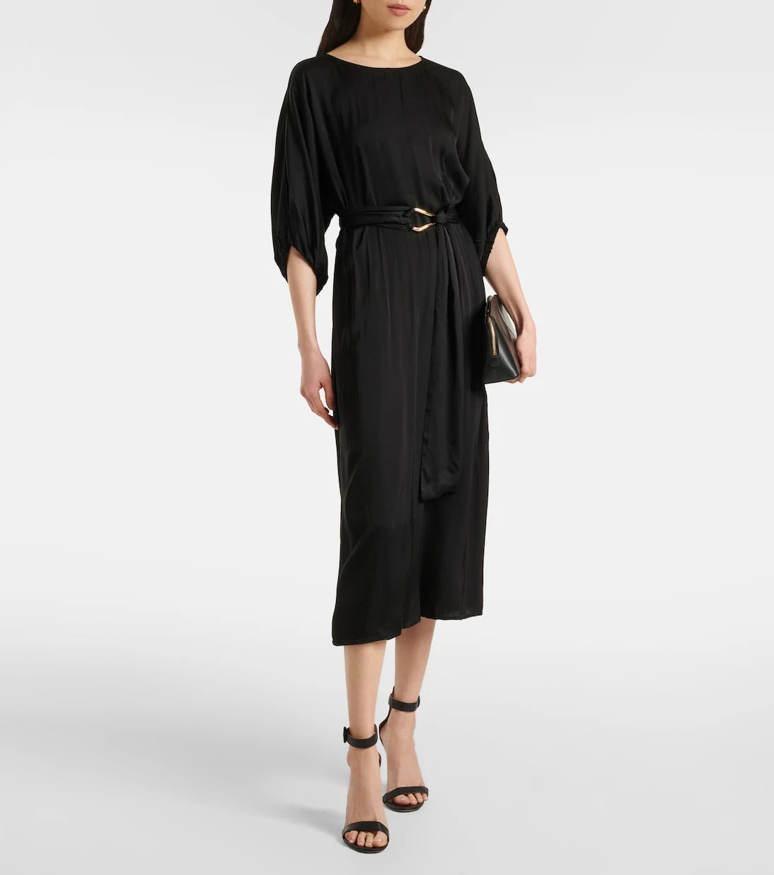 Velvet - Laurel satin midi dress