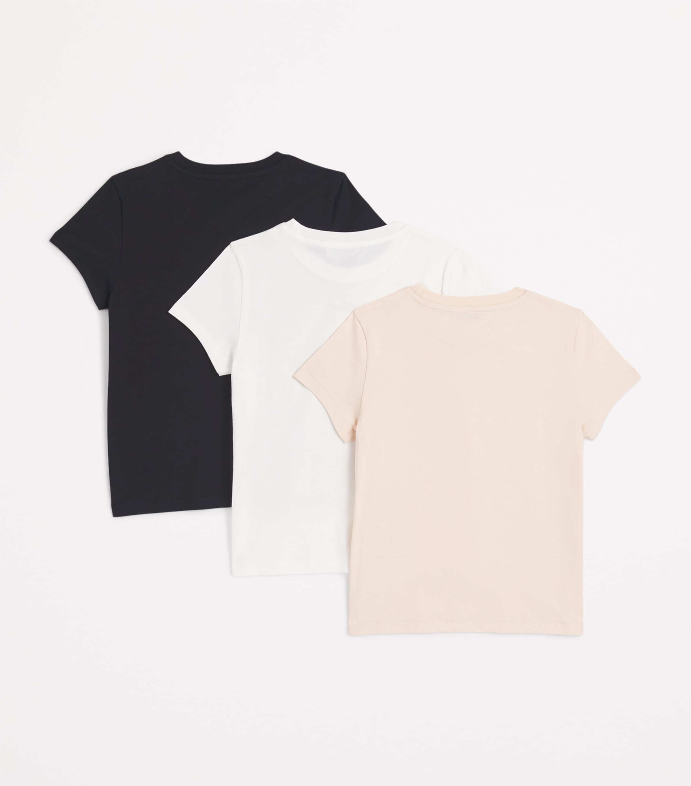 Moncler Enfant Set of 3 Cotton Logo T-Shirts (8-10 Years)