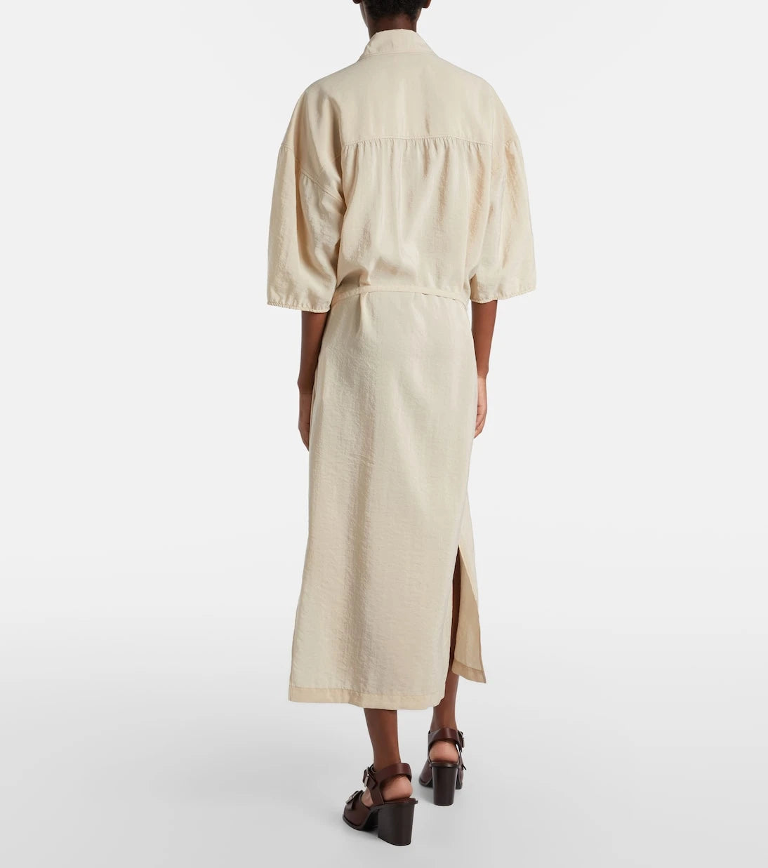 Lemaire - Silk-blend shirt dress