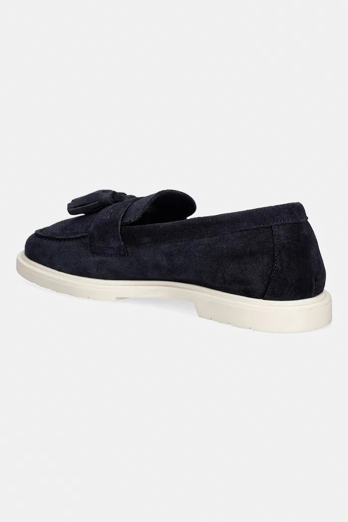 Tommy Hilfiger kadın süet mokasen LIGHT SUEDE TASSEL LOAFER