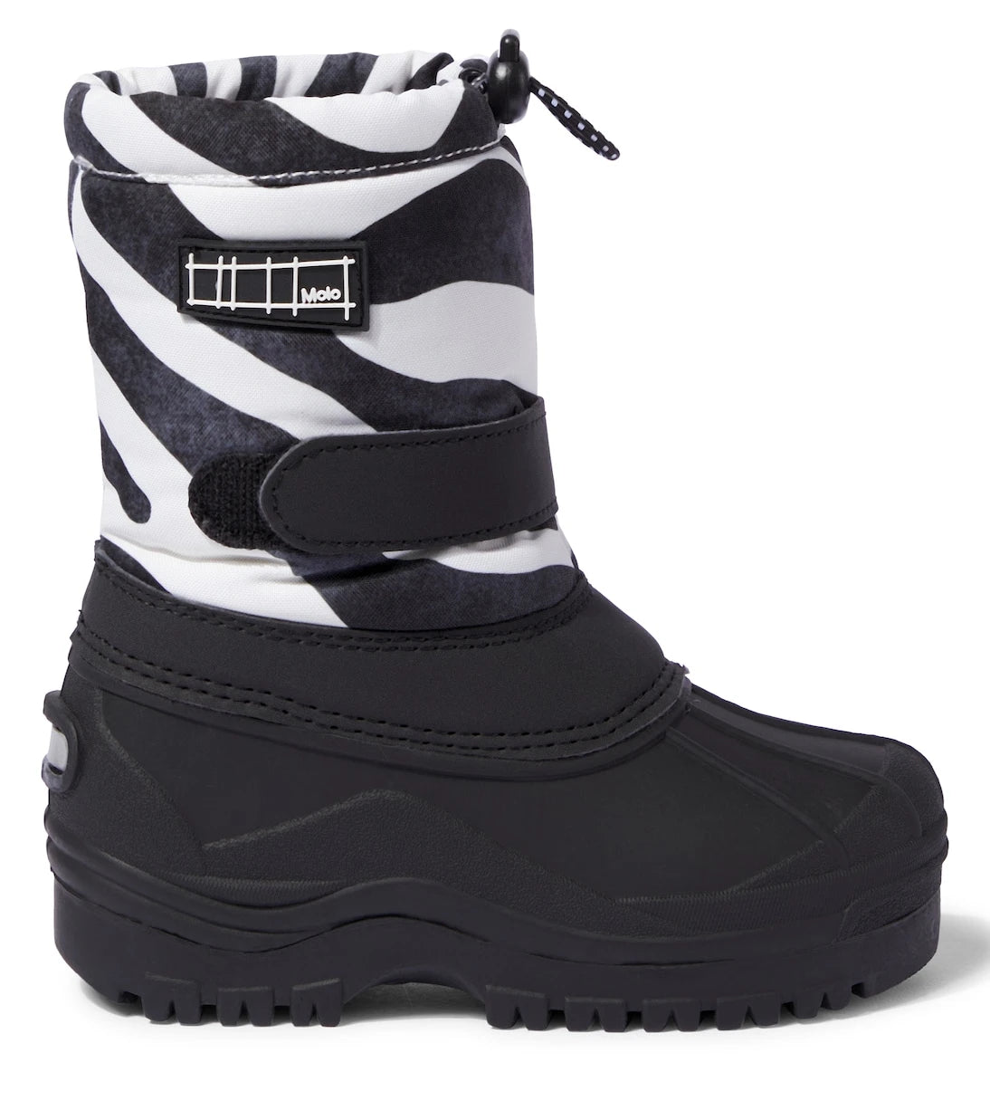 Molo - Driven zebra-print snow boots