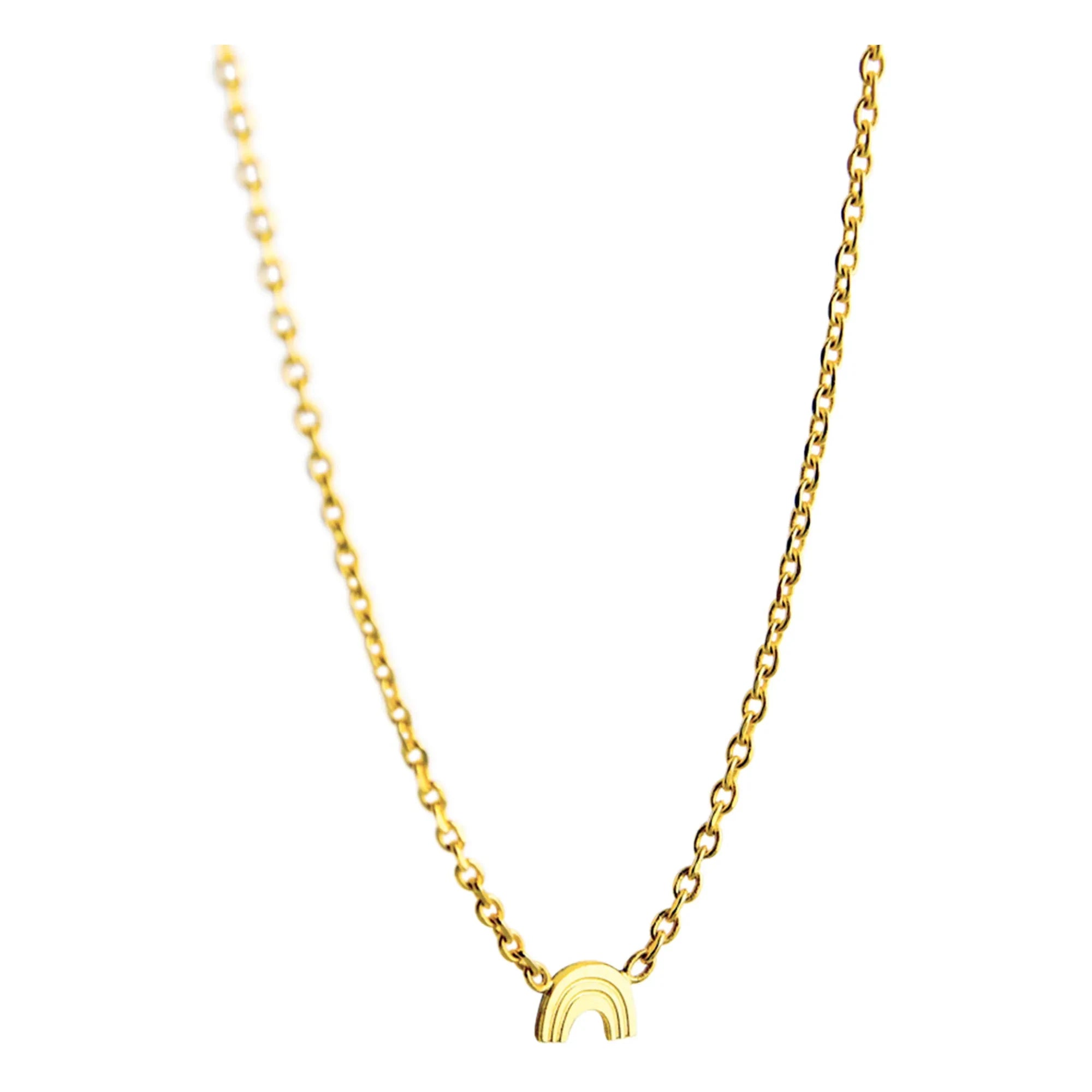 Adorabili - Rainbow necklace | Gold