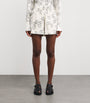 ANINE BING Multi Silk-Blend Oyster Shorts
