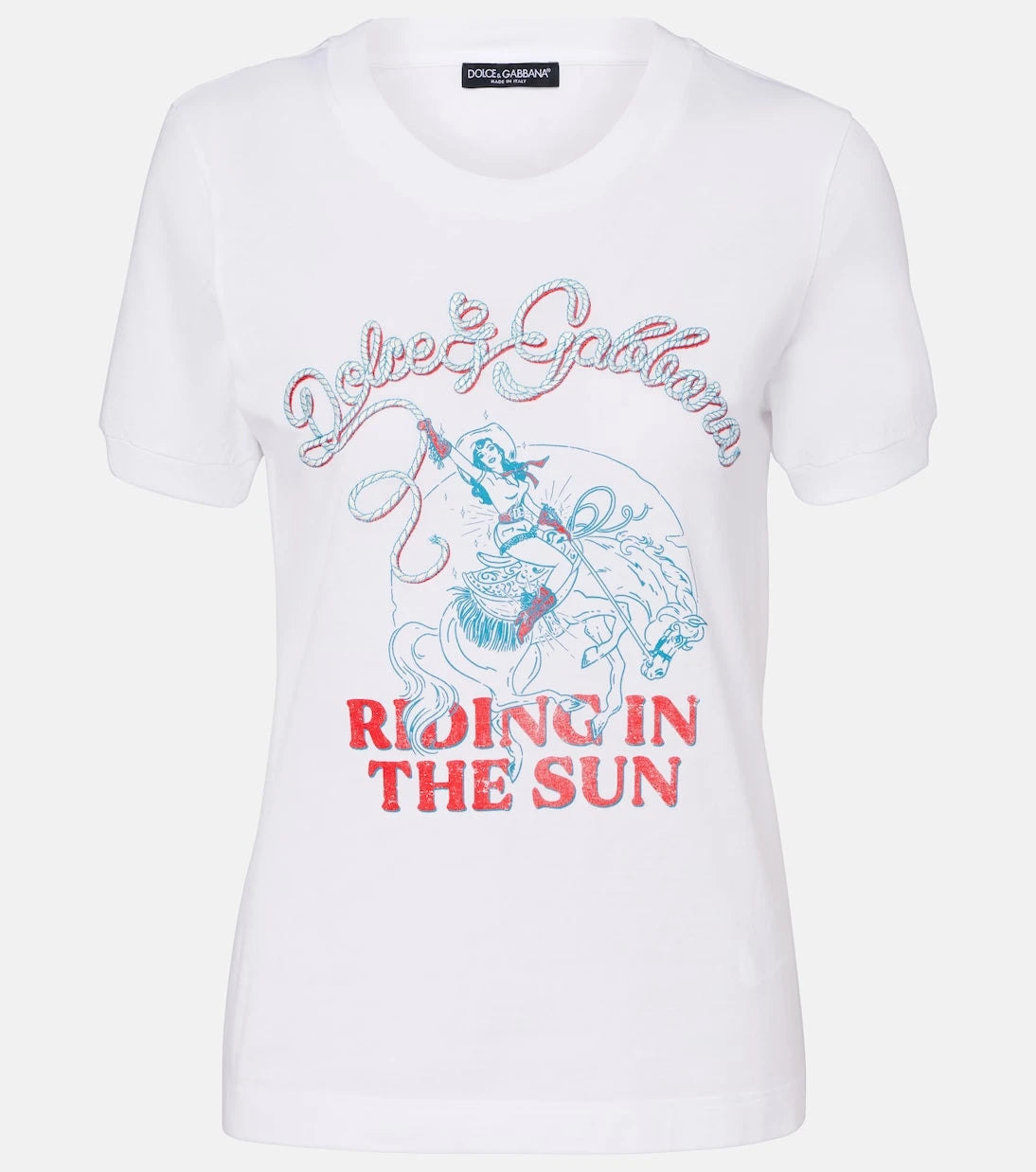 Dolce&Gabbana - Printed cotton jersey T-shirt