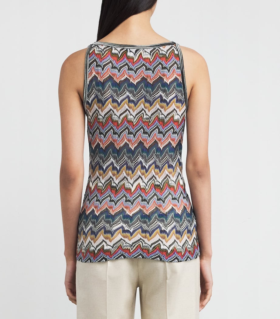 Multi Zigzag Tank Top
