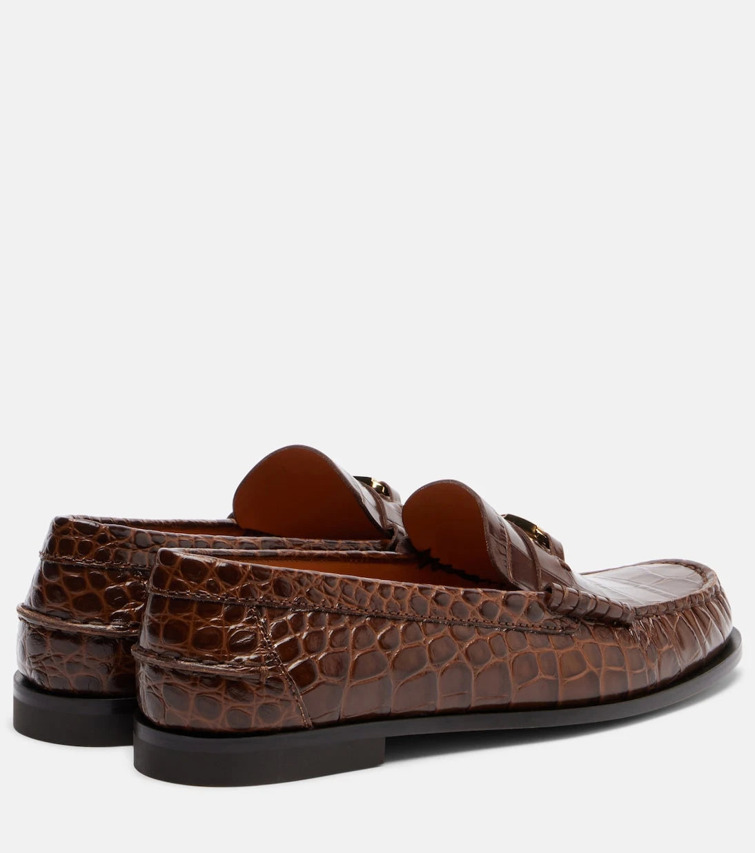 Tod's - T Timeless croc-effect leather loafers