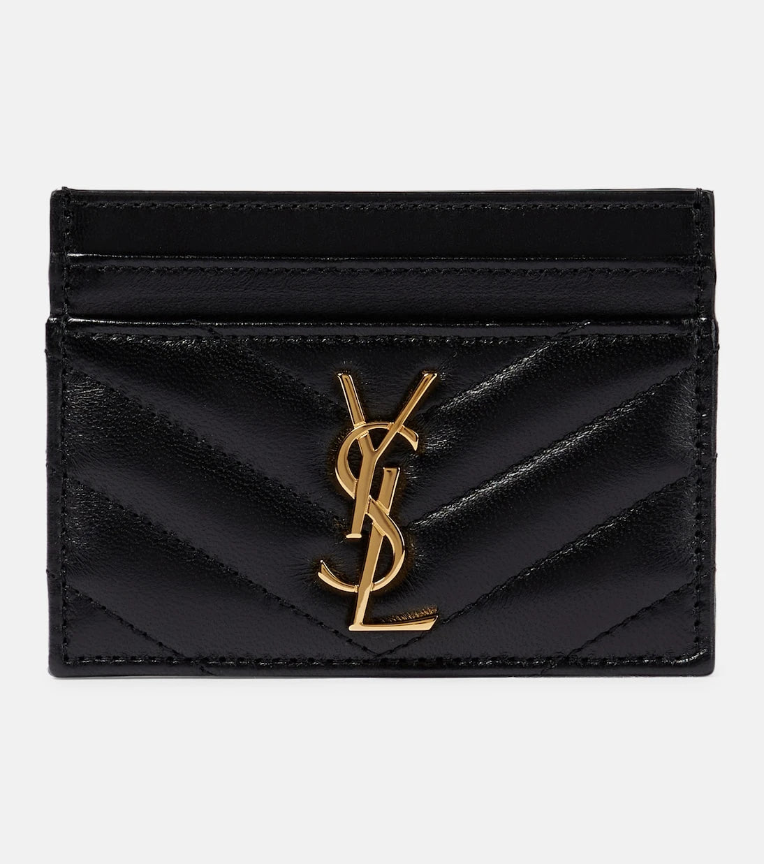 Saint Laurent - Cassandre matelassé leather card holder
