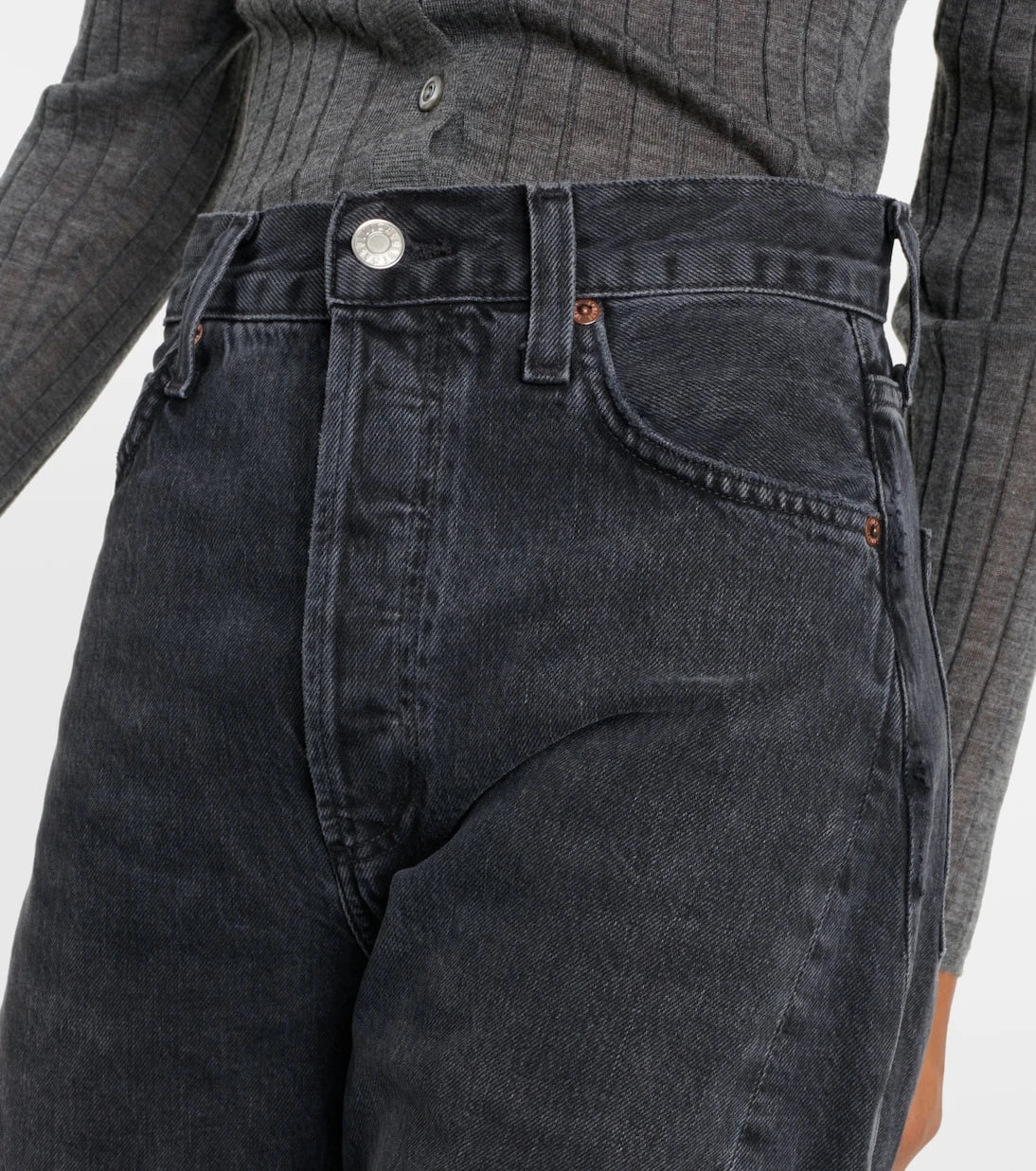 Agolde - Luna high-rise barrel-leg jeans
