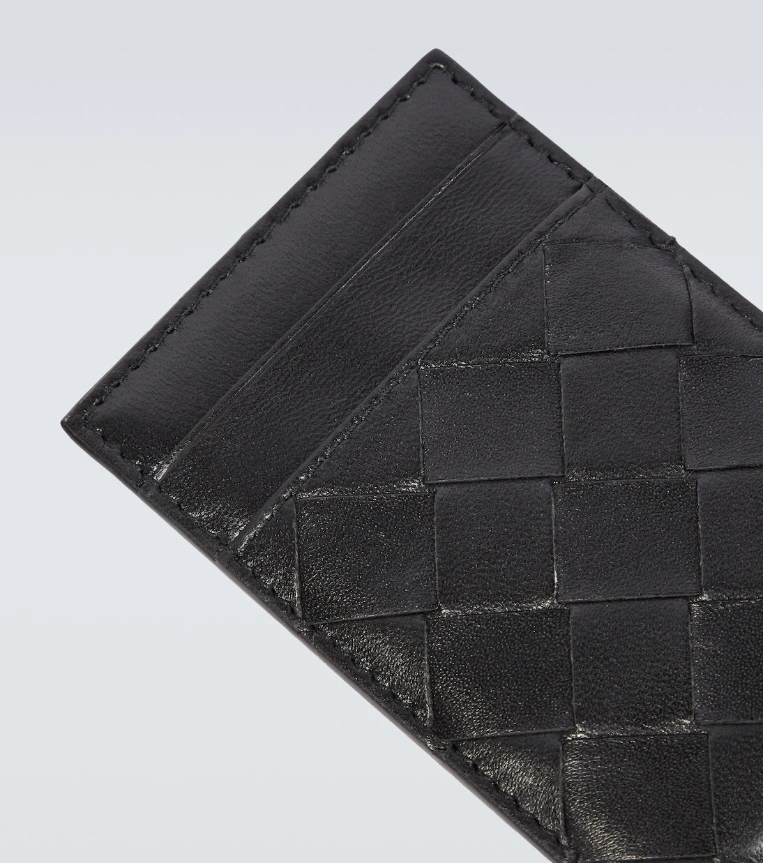 Bottega Veneta - حامل بطاقات جلد