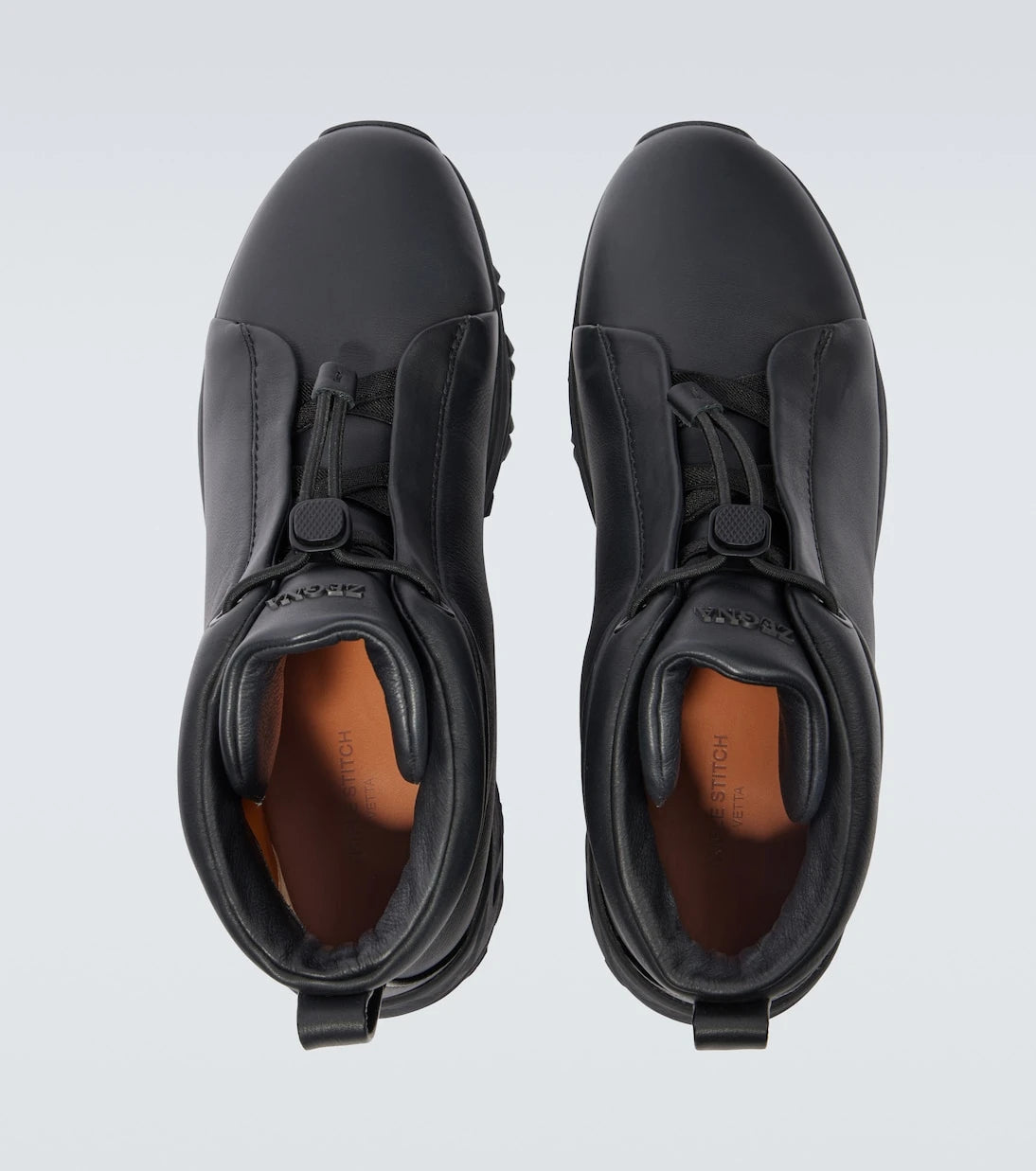 Zegna - حذاء رياضي Vetta Triple Stitch من الجلد