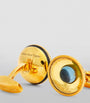 Tateossian Gold-Plated Blue Topaz Cufflinks